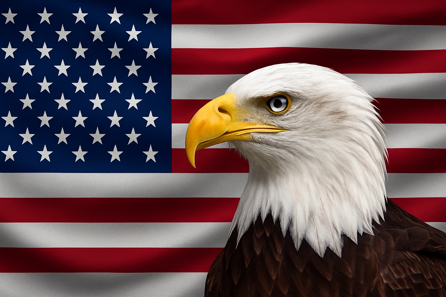 American PACT Eagle Flag Banner